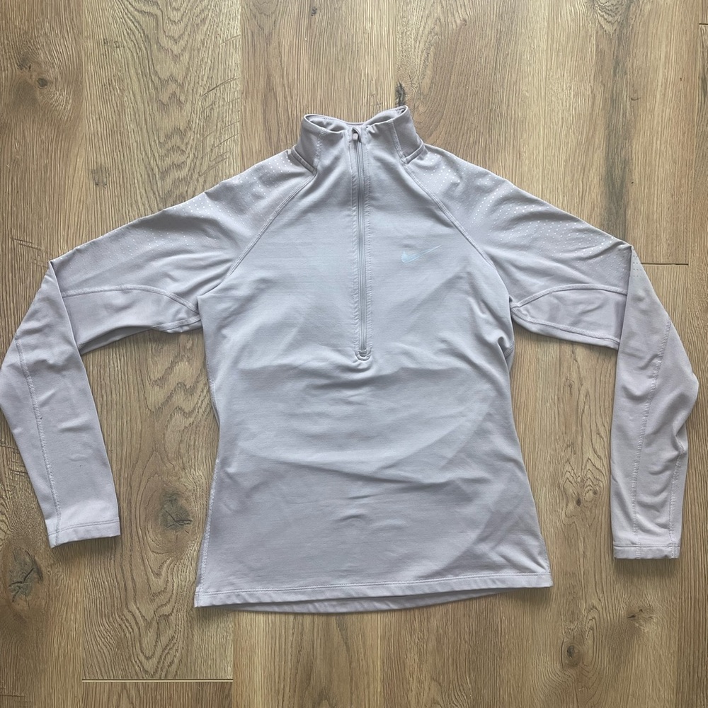 light purple Nike quarter zip